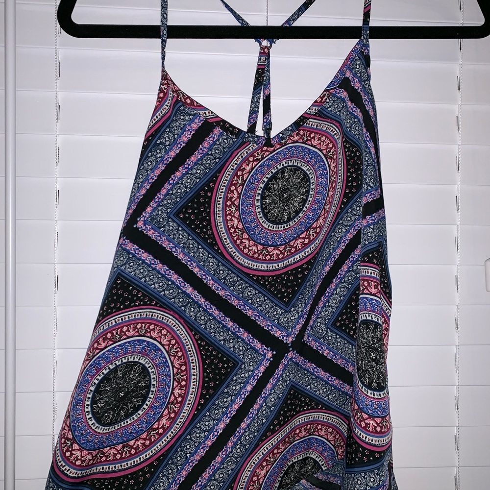 Hollister silk like tank top